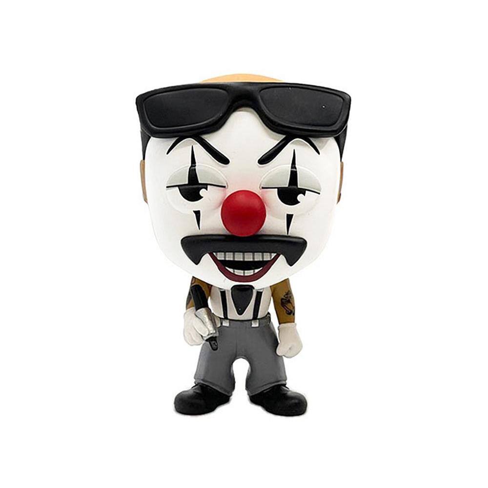 Angle. Homies - Clown Prince 4.5" Figure "Homies Big Headz" Series 4 model by Homies - Multicolor.