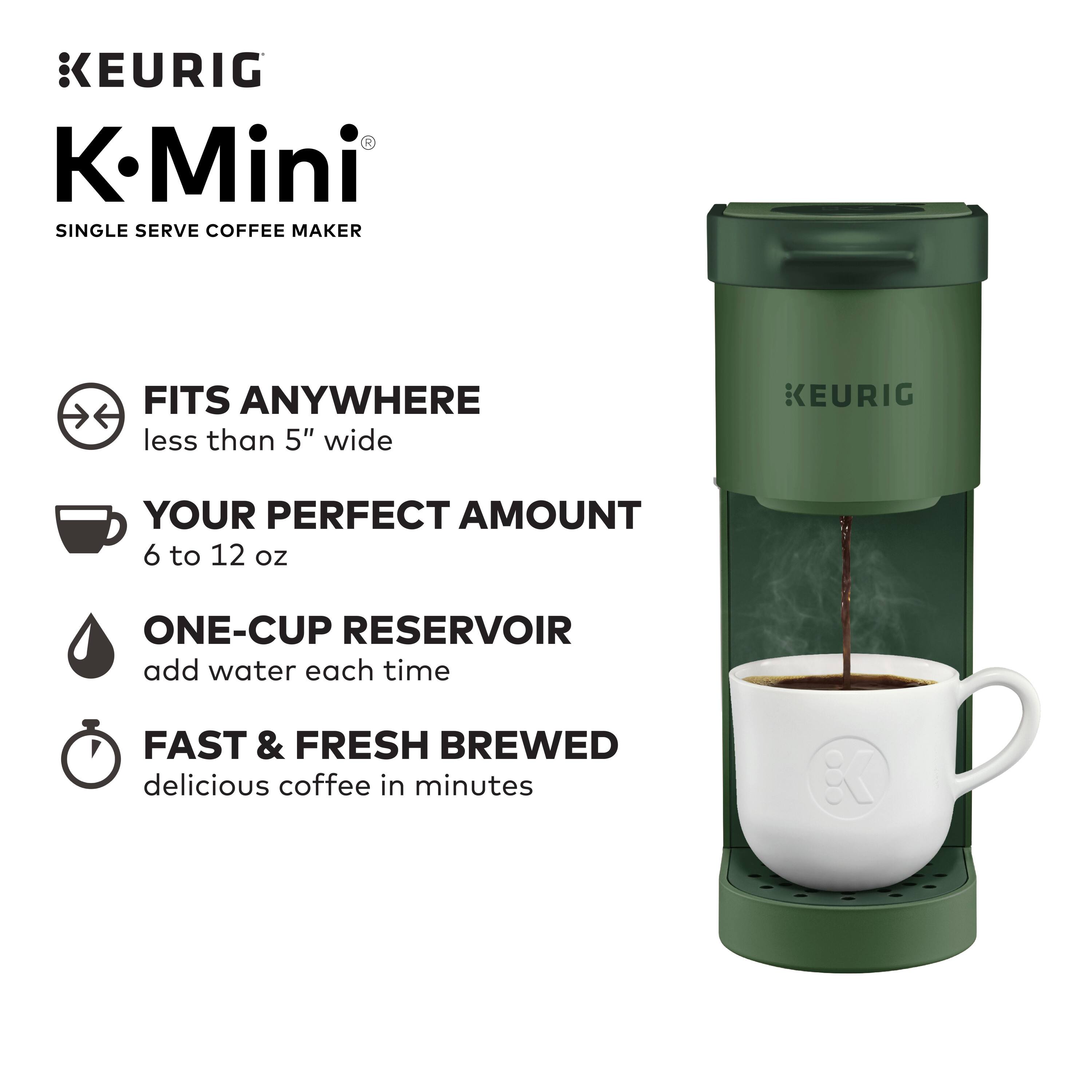 Alt View 1. Keurig - K-Mini Single Serve K-Cup Pod Coffee Maker - Evergreen.