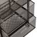 Alt View 14. Mind Reader - Cart with Drawers, Laundry Organizer, Storage, Bathroom, Kitchen, Metal Mesh, 15.75"L x 13"W x 24.25"H - Black.
