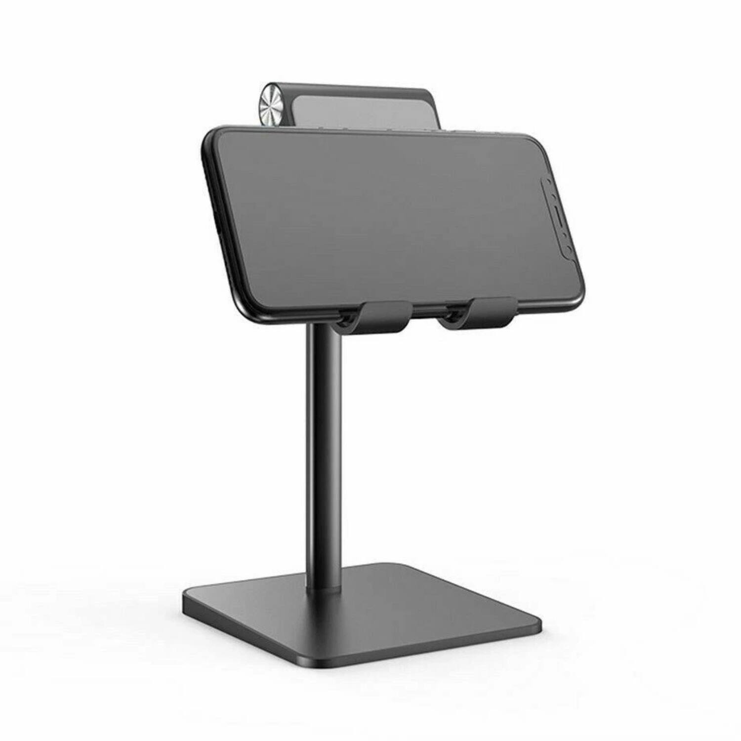 Angle. Stock Preferred - Adjustable Universal Tablet & Phone Stand Black - Black.