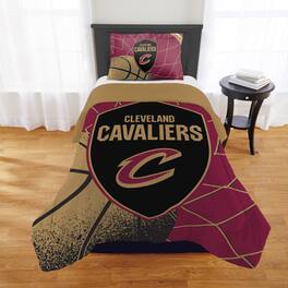 Sweet Home Collection - NBA Cleveland Cavaliers Comforter & Pillow Sham Set- Twin/Twin XL - Multicolored