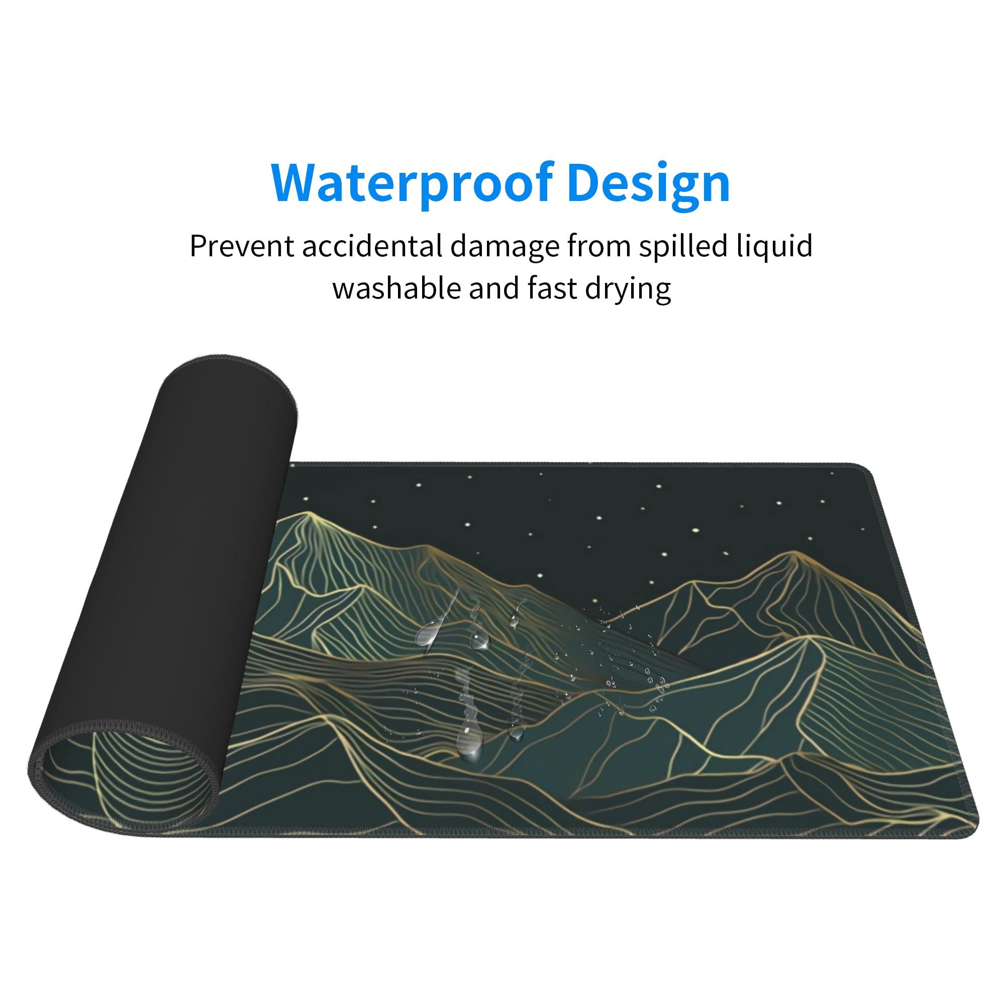 Waterproof Design  
Prevent accidental damage from spilled liquid  
washable and fast drying