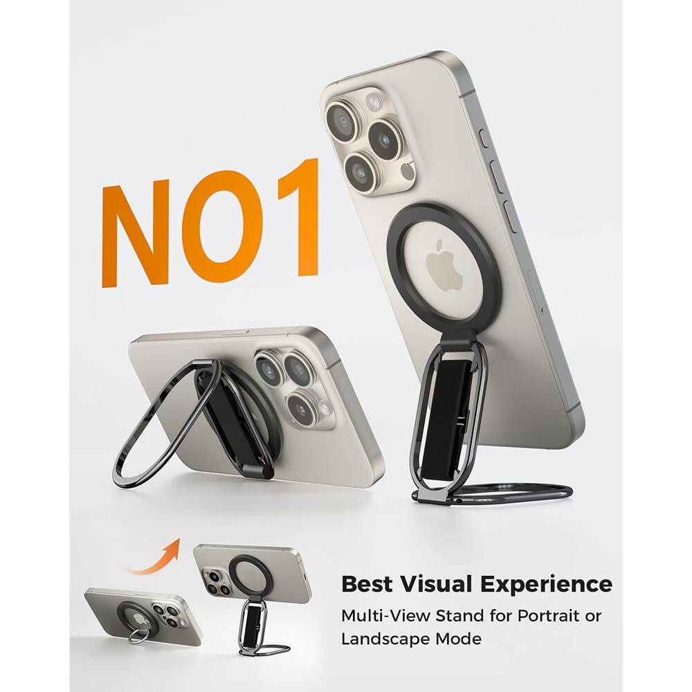 NO1 Best Visual Experience  
Multi-View Stand for Portrait or Landscape Mode