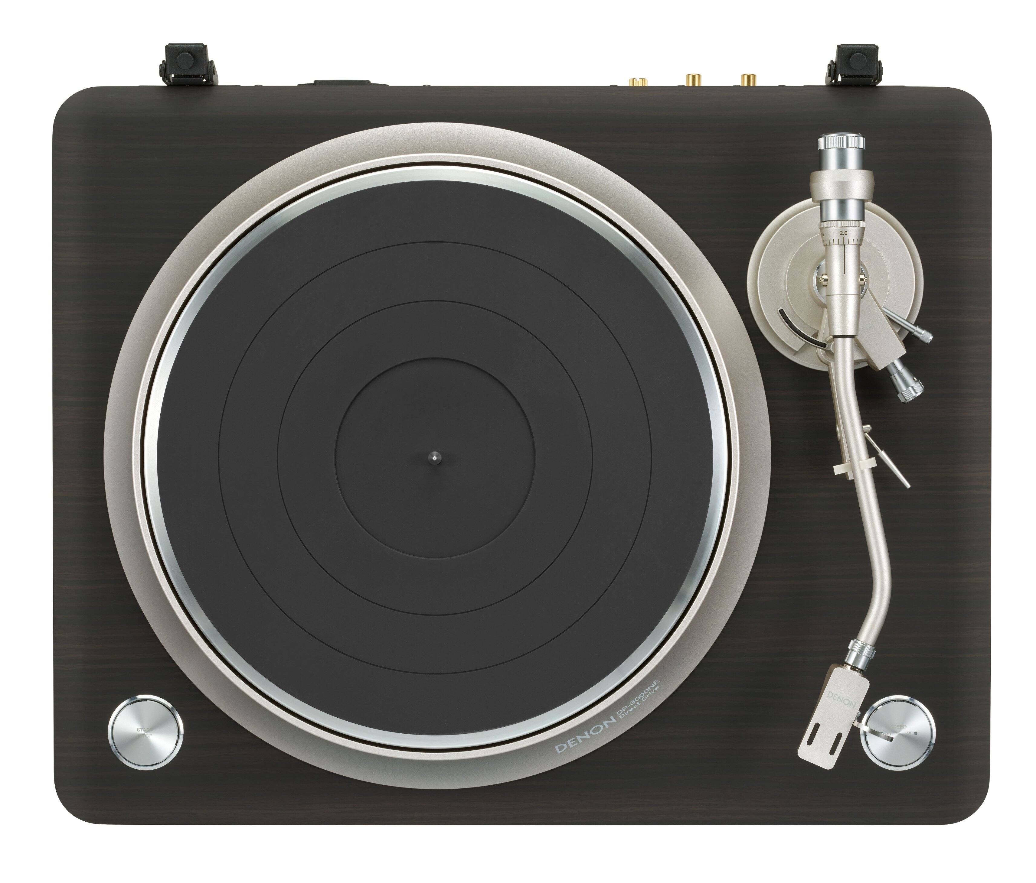 Left Zoom. Denon - DP-3000NE Record Turntable - Black.