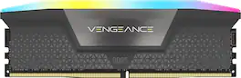 CORSAIR - VENGEANCE RGB DDR5 96GB (2 x 48GB) DDR5 6000 CL36-44-44-96 1.40V AMD EXPO & Intel XMP - Gray