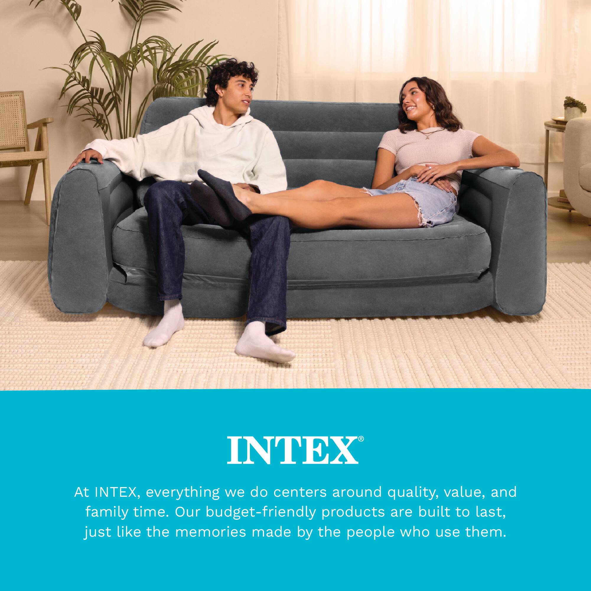 At INTEX, everything we do centers around quality, value, and family time. Our budget-friendly products are built to last, just like the memories made by the people who use them.