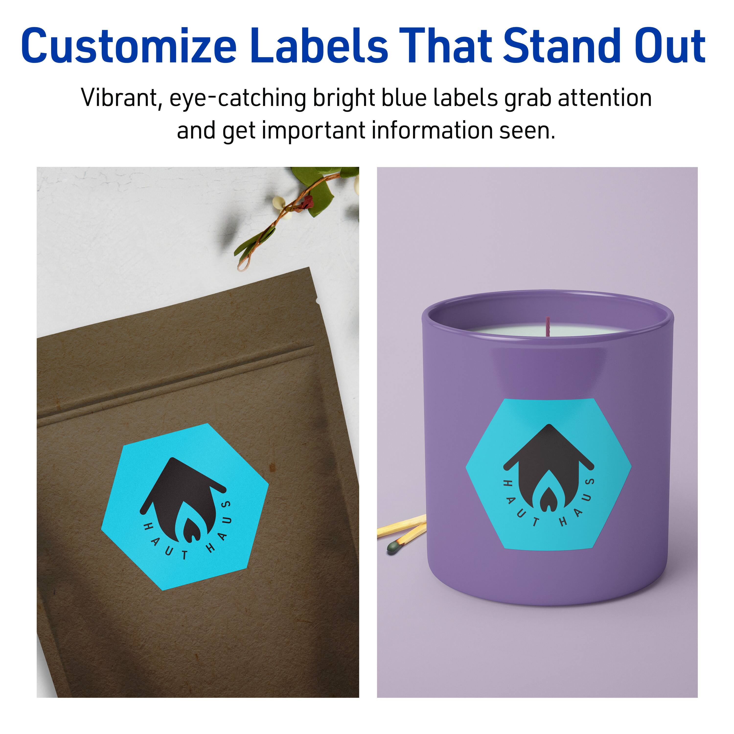 Customize Labels That Stand Out

Vibrant, eye-catching bright blue labels grab attention and get important information seen.

HAUT HAUS

HAUT HAUS