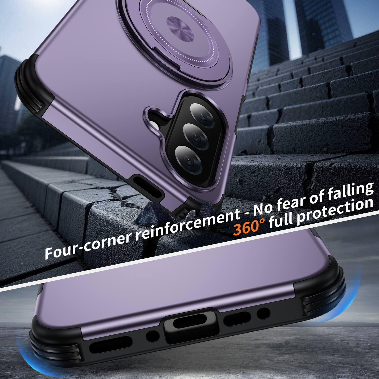 Four-corner reinforcement - No fear of falling 360° full protection