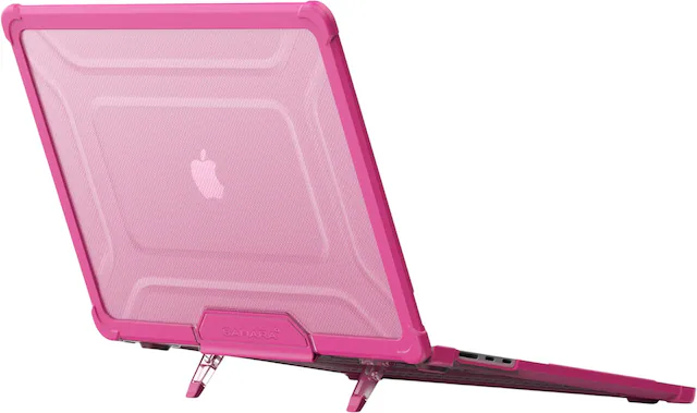 Angle. SaharaCase - Raider ProArmor Case for Apple MacBook Air 15" M2/M3/M4 (2023-2025) Laptops - Desert Rose.