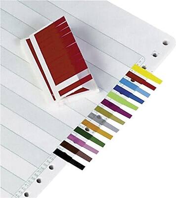 Alt View 1. Redi-Tag - Redi-Tag Small Page Flags, Red, 300/Pack (20022) - Red.