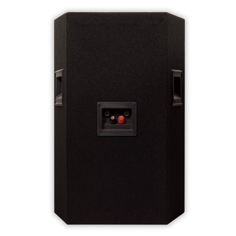 Alt View 2. Acoustic Audio by Goldwood - PA-380X Passive 8" DJ Speakers and Stands PA Karaoke 3-Way Studio Home Audio - Black.