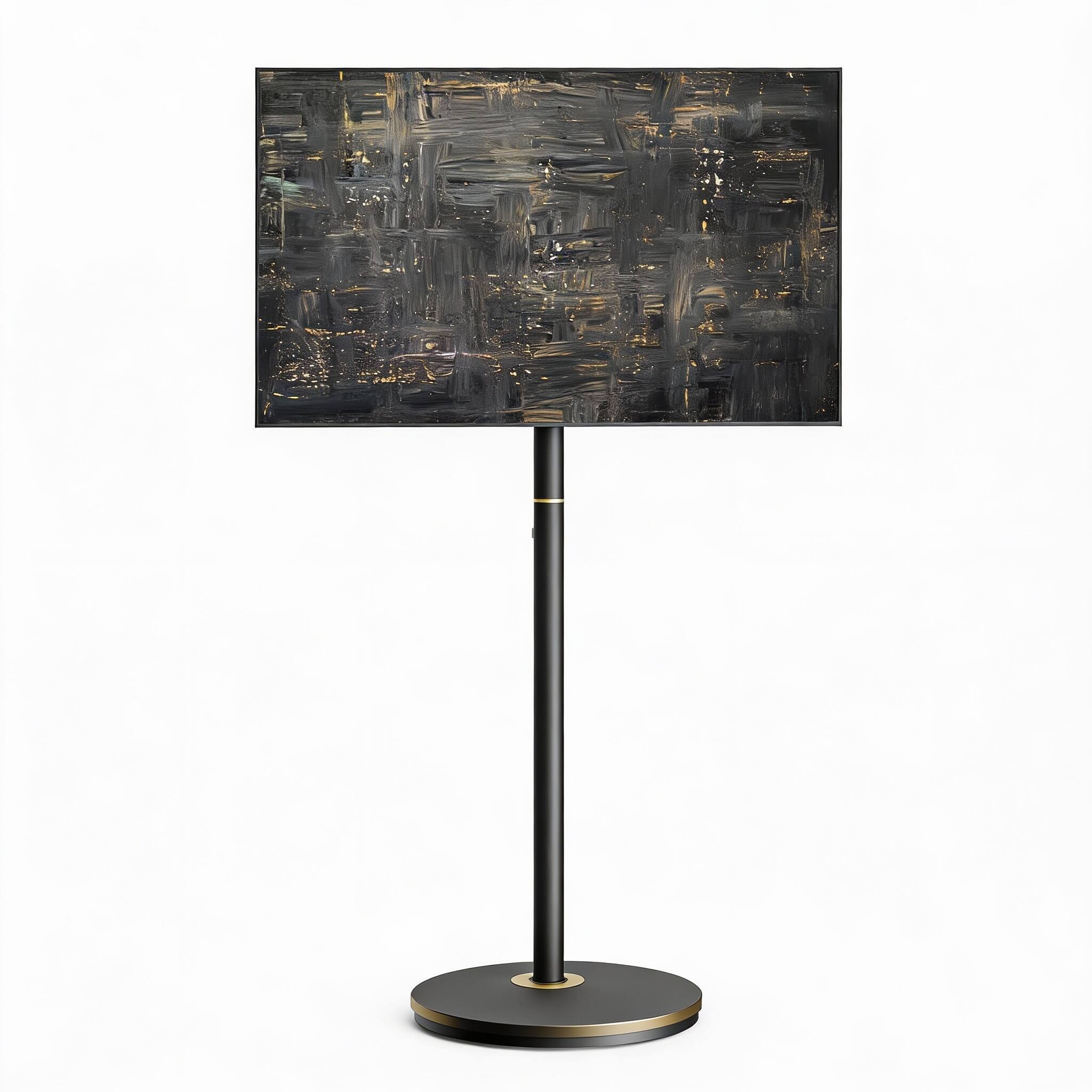 Black 24"-48" TV Stand