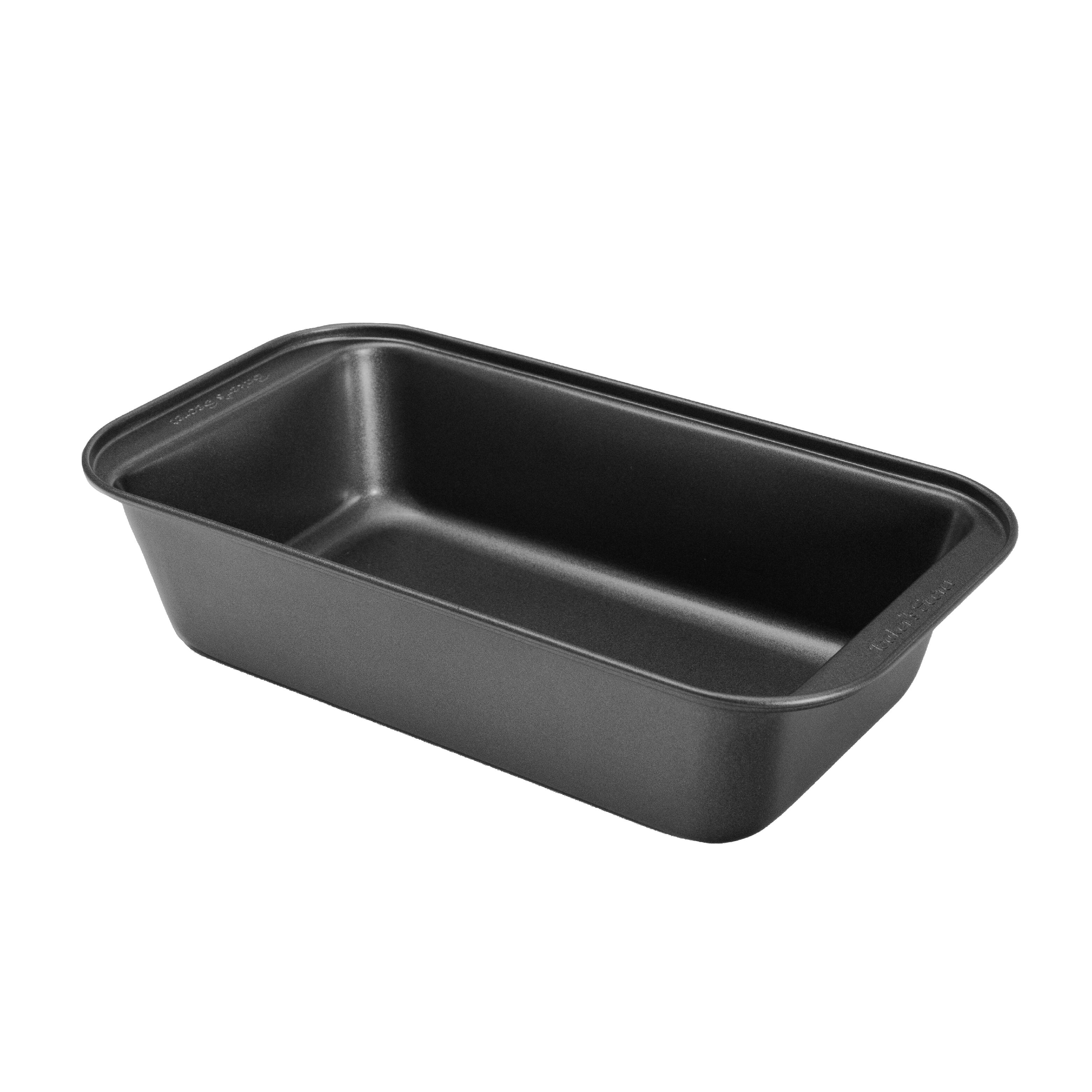 Alt View 2. Baker's Secret - Baker's Secret 2pcs Loaf Pan for Baking Bread 11" x 6" Baking Area 9" x 5" - Dark Grey.