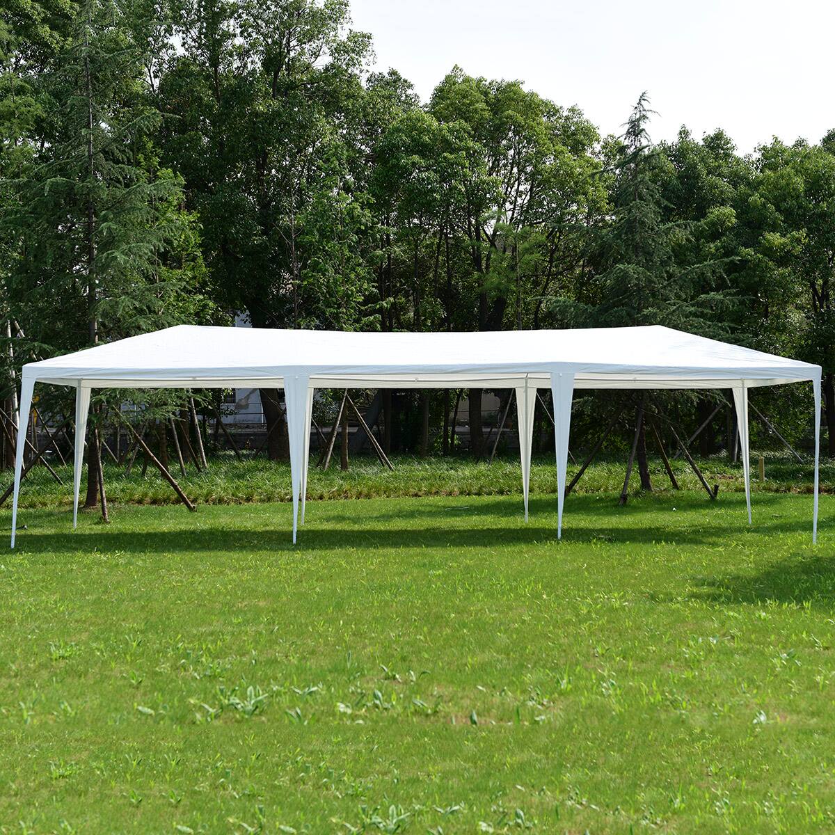 Alt View 5. Costway - Costway 10' x 30' Outdoor Wedding Party Event Tent Gazebo Canopy - White.