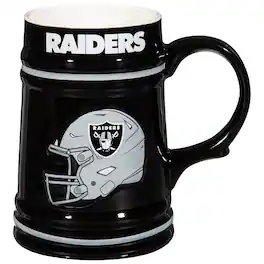 Evergreen Enterprises - Las Vegas Raiders 24oz. Ceramic Stein Cup with Gift Box - Multicolor