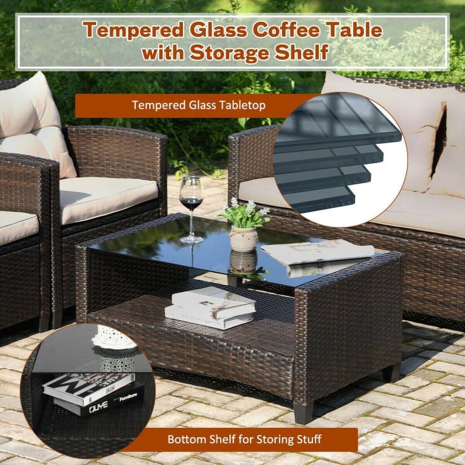 Tempered Glass Coffee Table with Storage Shelf

Tempered Glass Tabletop

Bottom Shelf for Storing Stuff