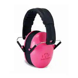 Walkers - Walker's Kids Folding Muffs Ultra-Light Hearing Protection with Soft Foam Pads - Black/Pink