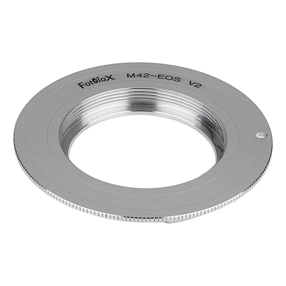Fotodiox - Pro Lens Adapter - Compatible with M42 (Type2) Screw Mount Lens to fit Canon EF/EF-S Mount Cameras