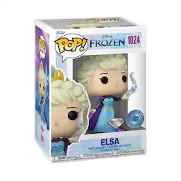 Funko - Pop Disney Frozen: Elsa (Diamond Collection) 4-Inch Vinyl Figure #1024 - Blue
