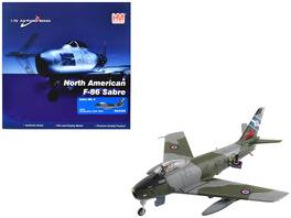 Hobby Master - Canadair Sabre Mk.6 "23622 430 Squadron 1950s" Royal Canadian Air Force 1/72 Air Power Series Diecast Model - Multicolor