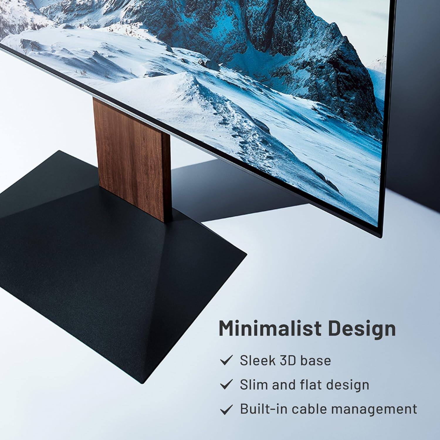Minimalist Design  
- Sleek 3D base  
- Slim and flat design  
- Built-in cable management