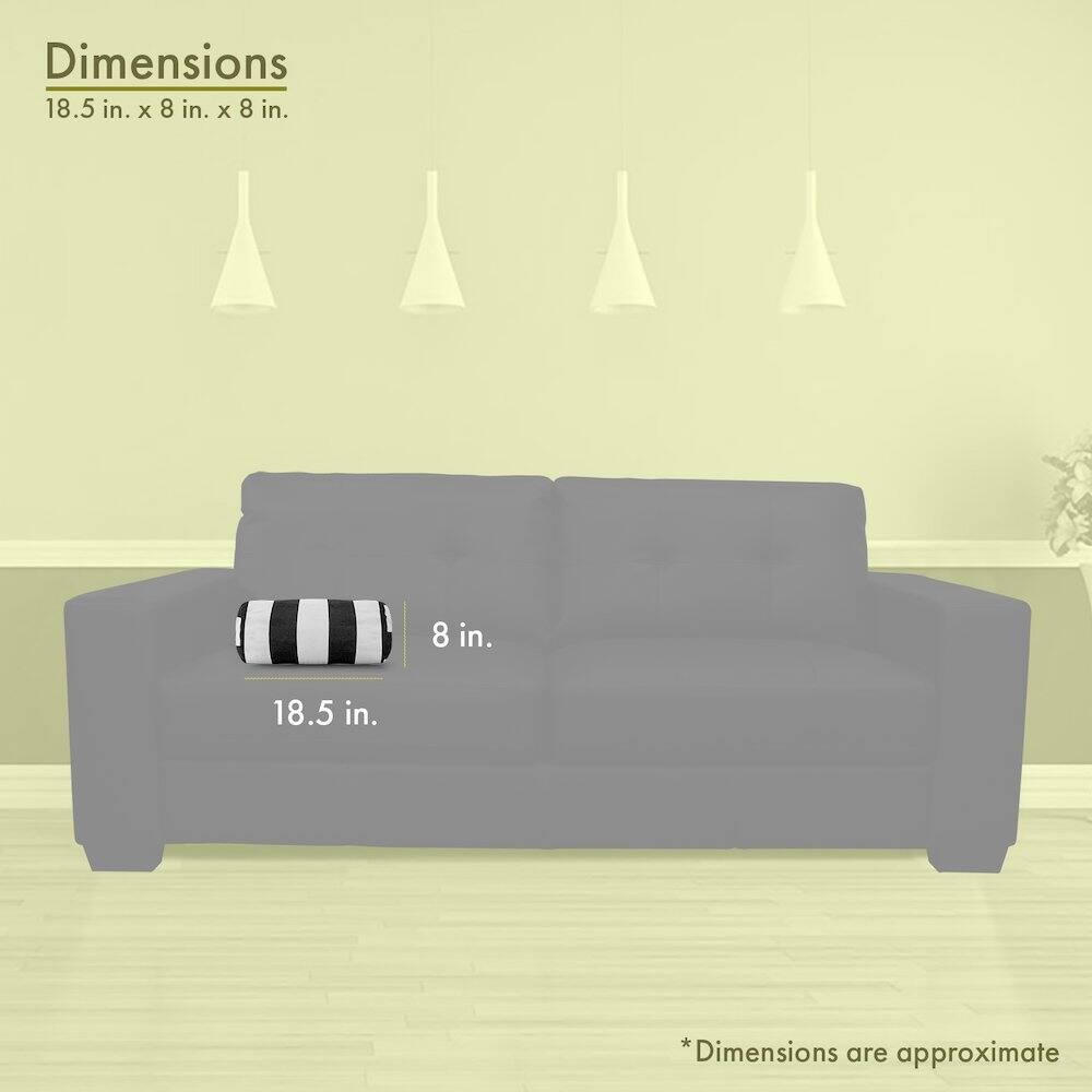 Dimensions  
18.5 in. x 8 in. x 8 in.  

8 in.  
18.5 in.  

*Dimensions are approximate