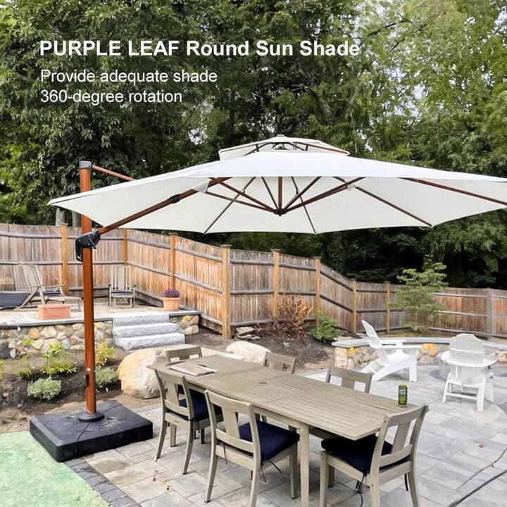 PURPLE LEAF Round Sun Shade  
Provide adequate shade  
360-degree rotation