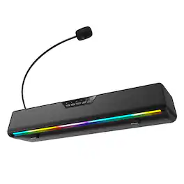 Dazzed Corner - Computer Speakers,Surround Sound Soundbar, Plug and Play - Black
