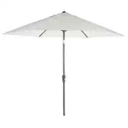 Living Accents - Milton 9 ft. Tiltable Canvas Patio Umbrella