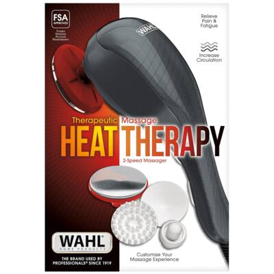 Wahl 2 Speed Handheld Heat Therapy Therapeutic Full Body Massager Gray 4196-1201 - Best Buy Wahl 2 Speed Handheld Heat Therapy Therapeutic Full Body Massager Gray 4196-1201 - Best Buy
