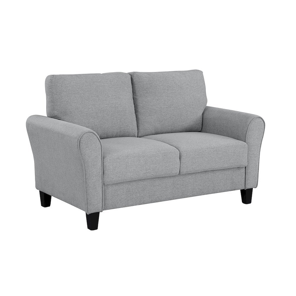 Starlight Canyon Home - Dark Gray Upholstered Love Seat, Small Loveseat Sofa for Compact Spaces - Dark Gray