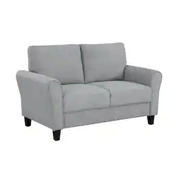 Starlight Canyon Home - Dark Gray Upholstered Love Seat, Small Loveseat Sofa for Compact Spaces - Dark Gray
