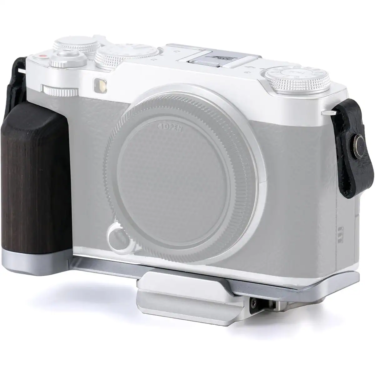 Front. Tilta - Tilta Vintage Cage Base Kit for Fujifilm X-E5 Camera, Silver.