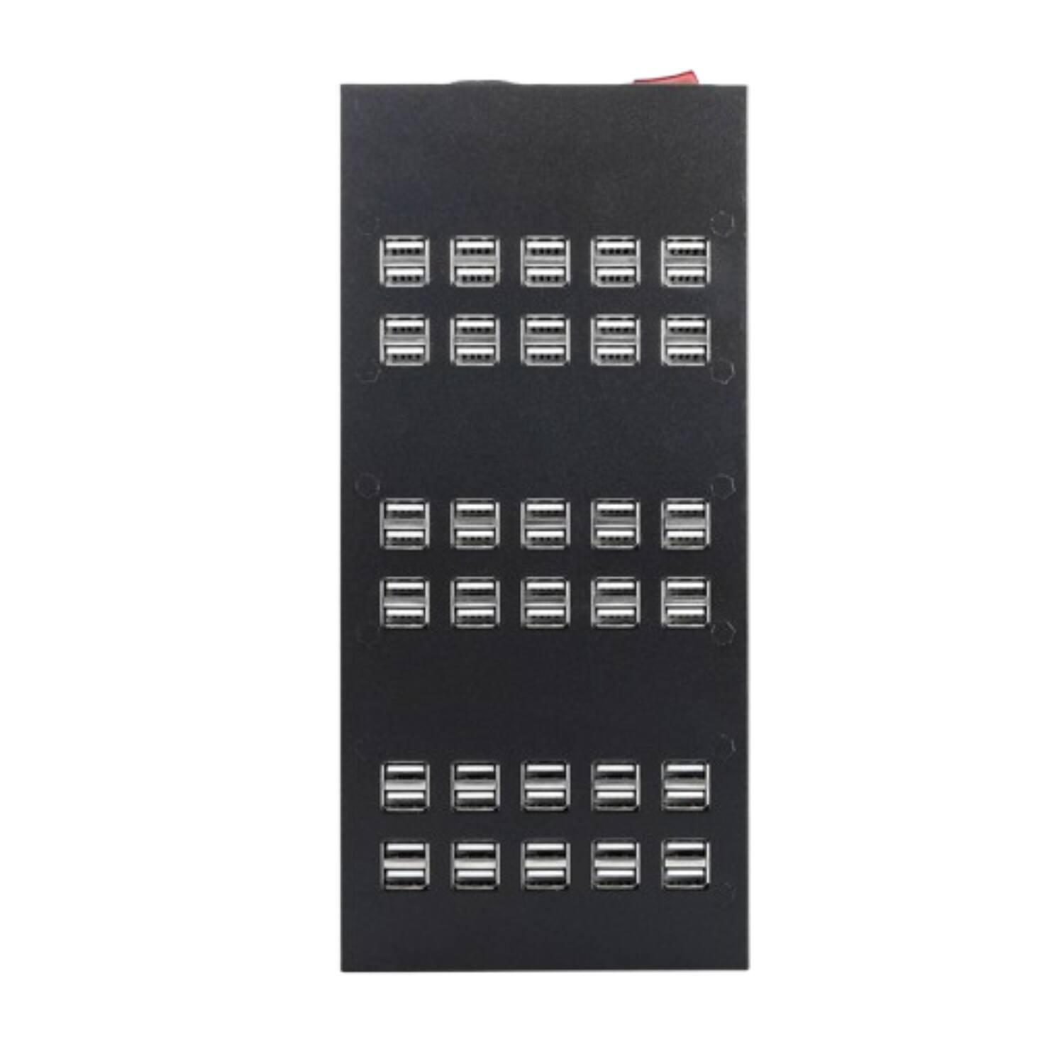 Front. Stock Preferred - 60-Port USB Charging Station Organizer.