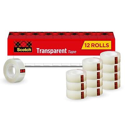 Scotch Transparent Tape  
12 Rolls