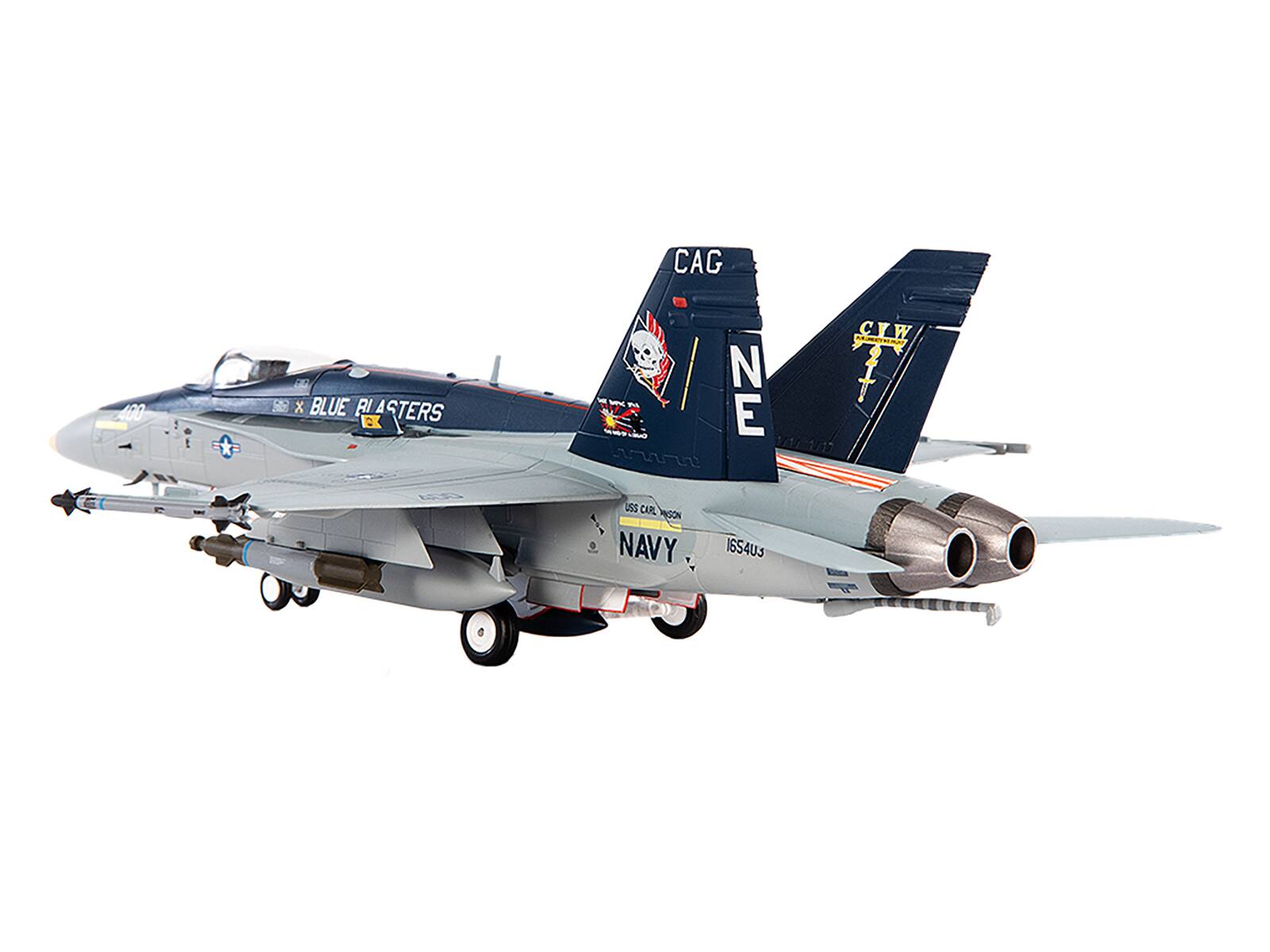 CAG 400 X BLUE BLASTERS  
NE  
USS CARL VINSON  
NAVY 165403