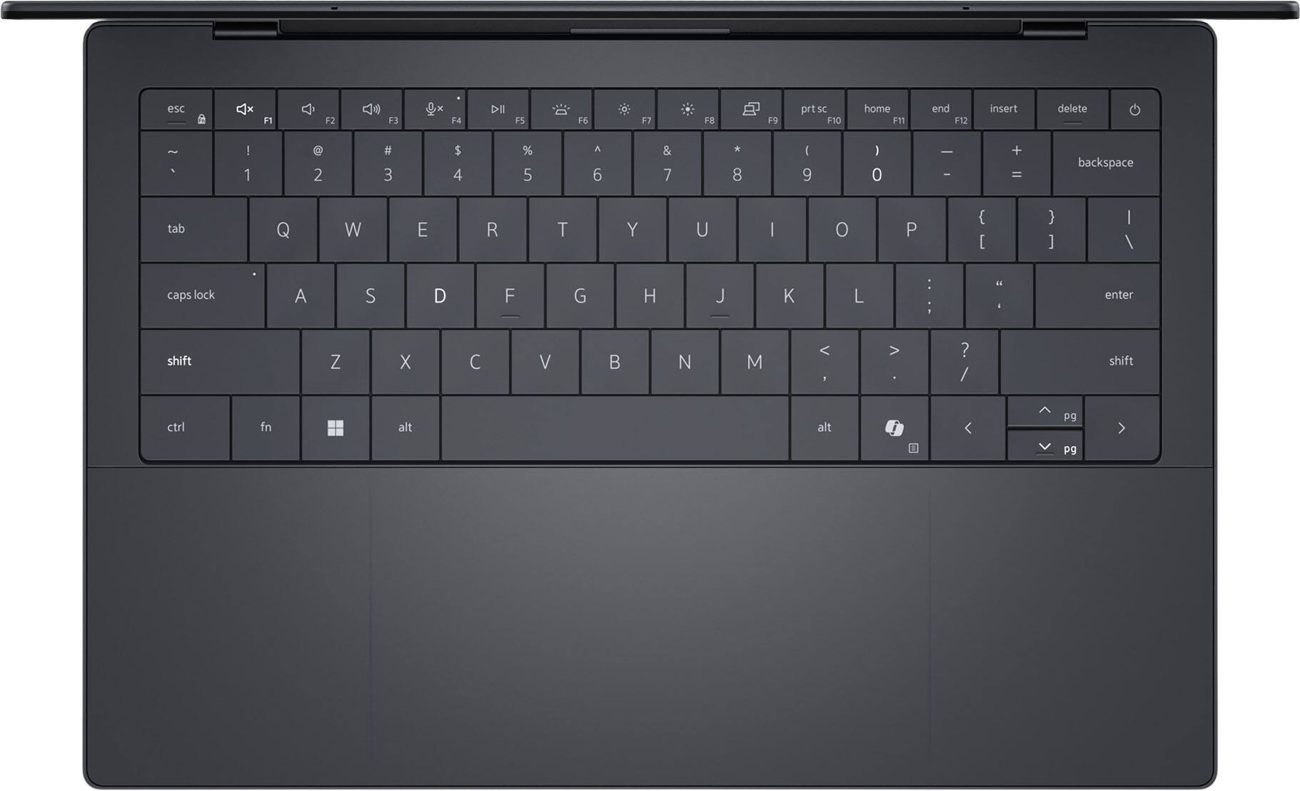 esc   x F1 4 F2 f F3 x F4 DII F5 F6 F7 FB F9 prt sc F10 home F11 end F12 insert delete - 4 ! 1 @ 2 # 3 $ 4 % 5 A 6 & 7 * 8 I 9 ) 0 - I + = backspace tab Q W E R T Y U I O P { [ } ] I / caps lock A S D F G H J K L : : " I enter shift Z X C V B N M <  > ? / shift ctrl fn alt alt ! < pg up pg down
