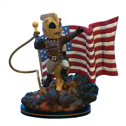 Front. Disney - Disney The Rocketeer 5-Inch Q-Fig Elite - Brown.