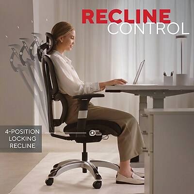 RECLINE CONTROL

4-POSITION LOCKING RECLINE
