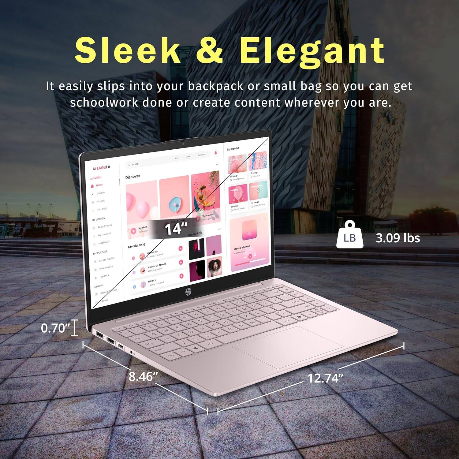 HP 14'' Laptop Intel N150 Processor 4GB Memory 128GB UFS Windows