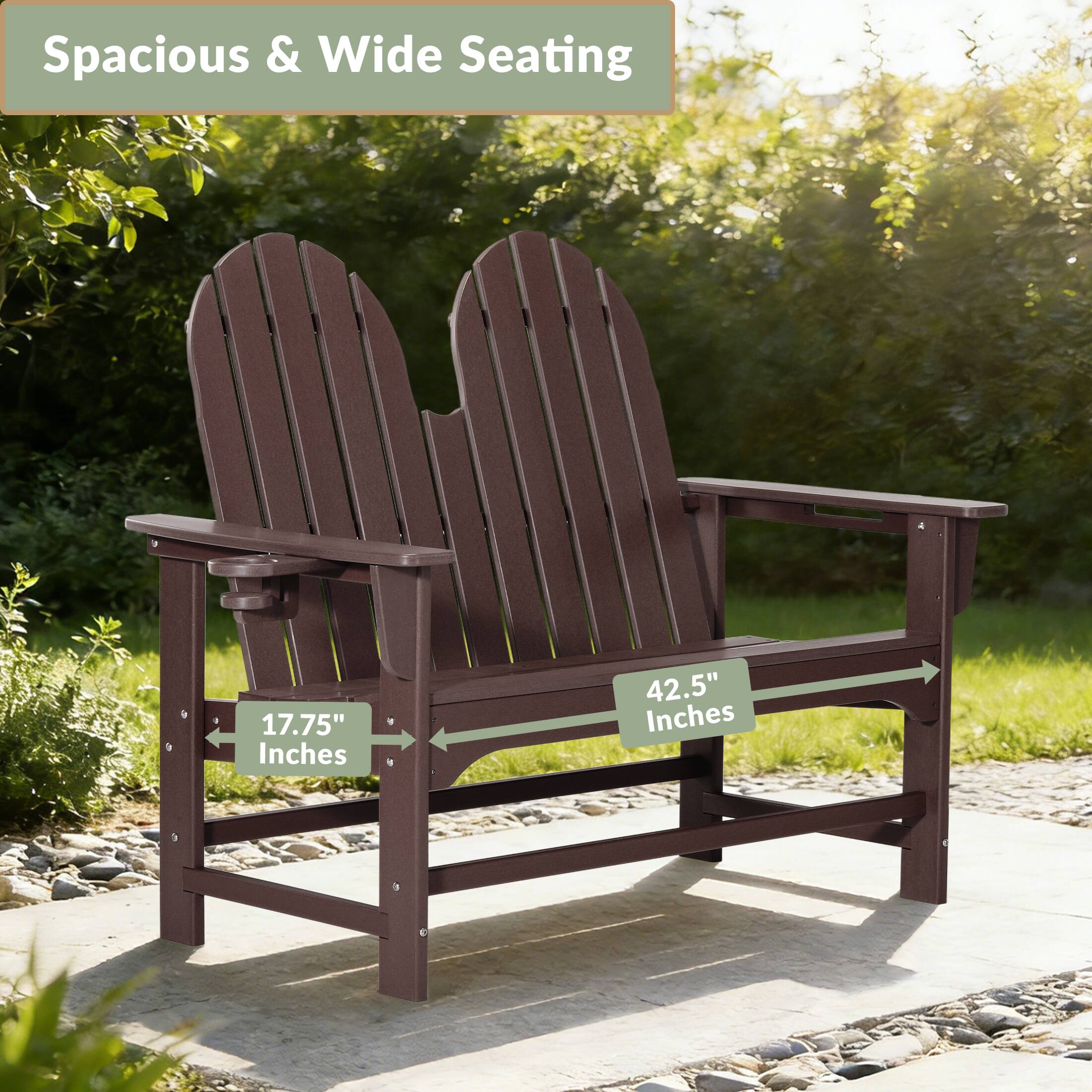 Spacious & Wide Seating

17.75" Inches

42.5" Inches