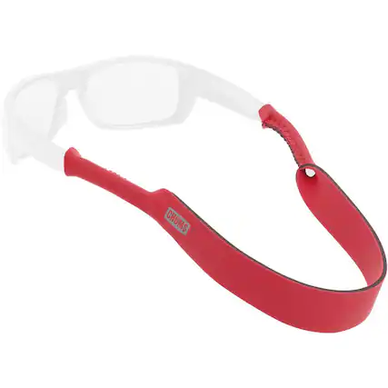 Front. Chums - Chums Neoprene Classic Eyewear Retainer - Red - Red.