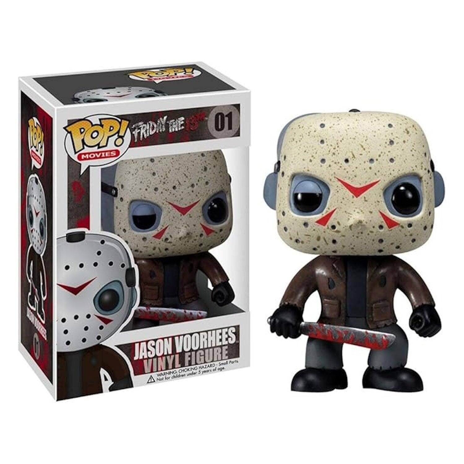 PEP FRIDAY THE 13 01 2 POP! MOVIES JASON VOORHEES VINYL FIGURE MAZARO Smol Parts CHOKING HAZARD - Small Parts CHOKING WARNING: Not for children under 5 years of age.