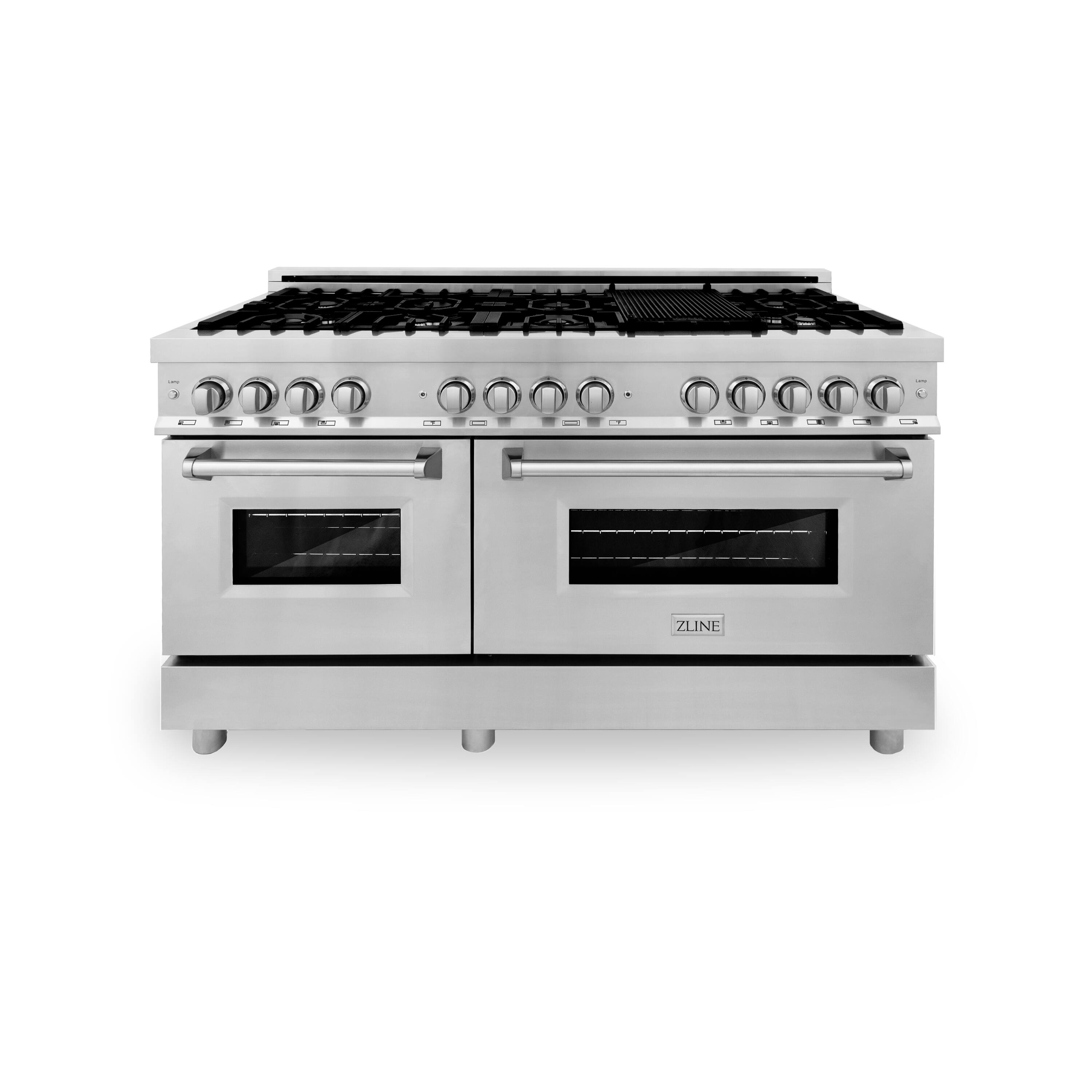 ZLINE 60" Legacy Dual Fuel Range w/ 9 Burner Gas Cooktop and 2 Electric