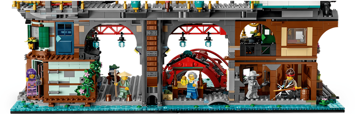 Alt View 1. LEGO - NINJAGO City Markets 71799.