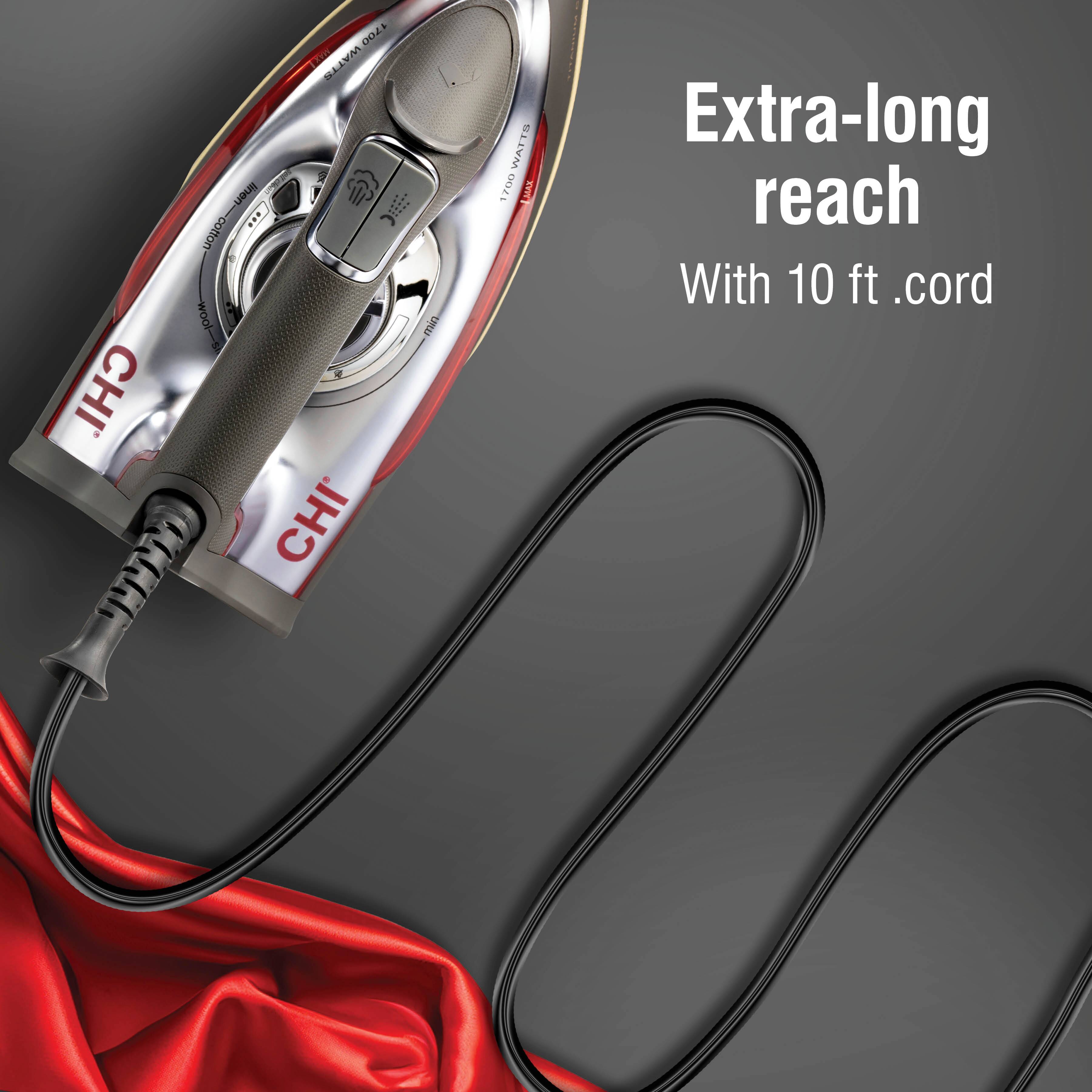 CHI AAGH A WATTE linen  
I ... cotton 5-100M CHI 11MIL WATTS 1700 TMAX  
Extra-long reach  
With 10 ft. cord