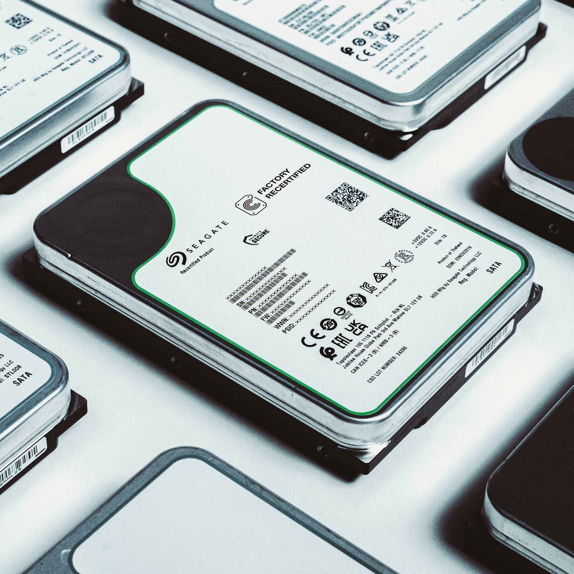 ICS FACTORY   B•DRIVE CS ver.s Seagate Exos 28TB Internal Hard Drive (Recertified) ST28000NM000C