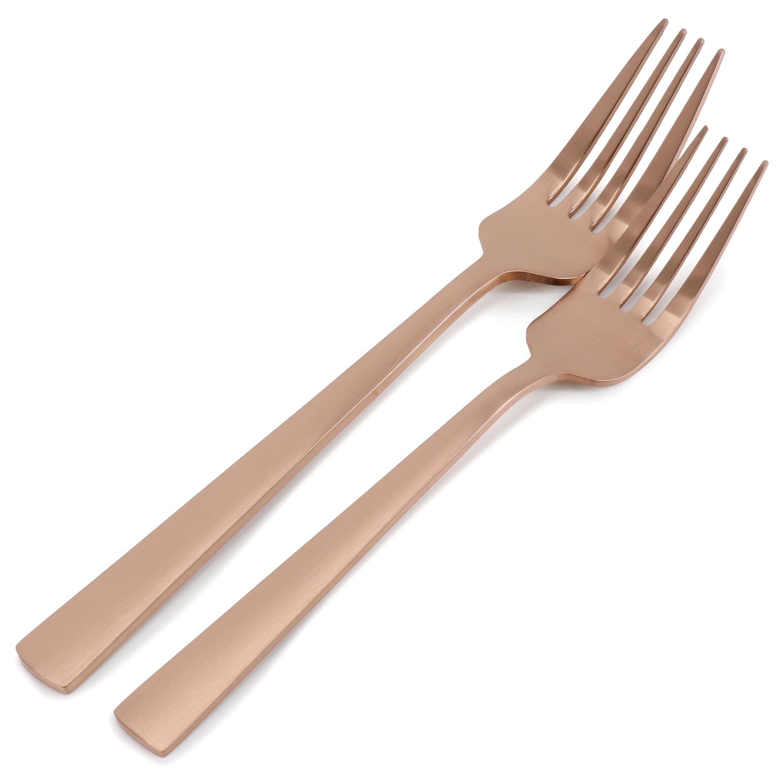 Alt View 5. Gibson - Gibson Elite Earlston 20 Piece Stainless Steel Flatware Set in Bronze - Bronze.