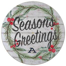 Jardine - Akron Zips 20'' x 20'' Season's Greetings Circle - White