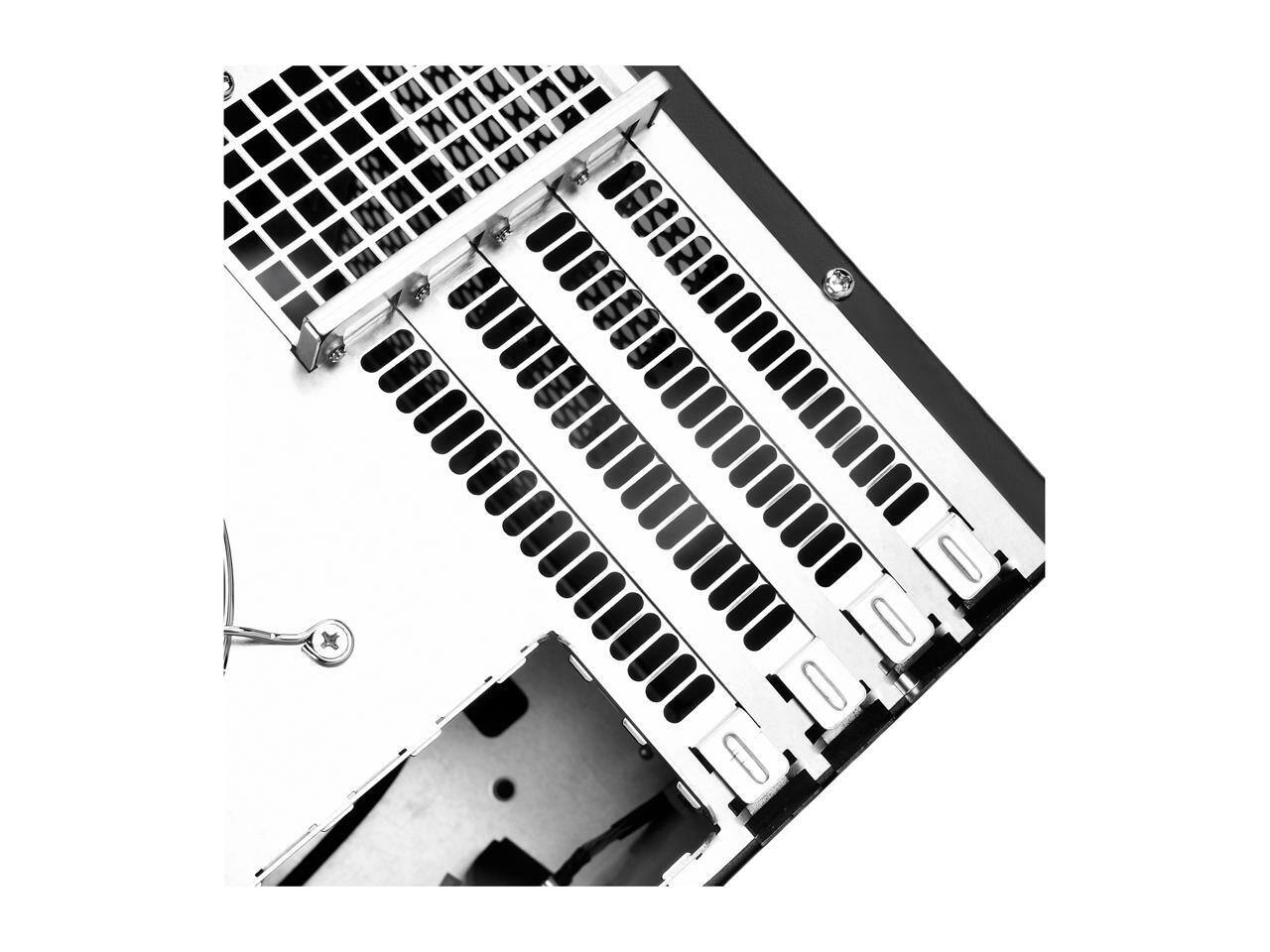 Alt View 10. SilverStone - SilverStone CS381 Black Micro ATX/Mini-ITX Case, SFX/SFX-L PSU Support - Black.